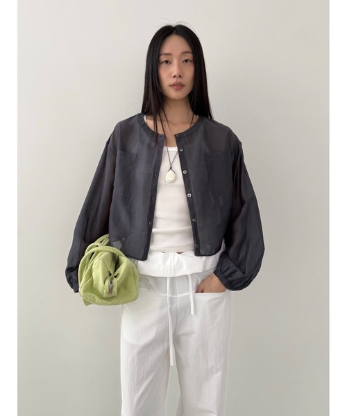 Didot.showroom（ディドット ショールーム）の「フロントポケットナイロンパンツ（その他パンツ・レディース・アイボリー/ネイビー/ベージュ・FREE）」の11枚目の写真