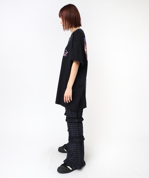RNA(アールエヌエー)の「M2475 PINKMOTEL ナイトVER. PT. T(Tシャツ/カットソー・レディース・ブラック・X-LARGE/MEDIUM)」の8枚目の写真