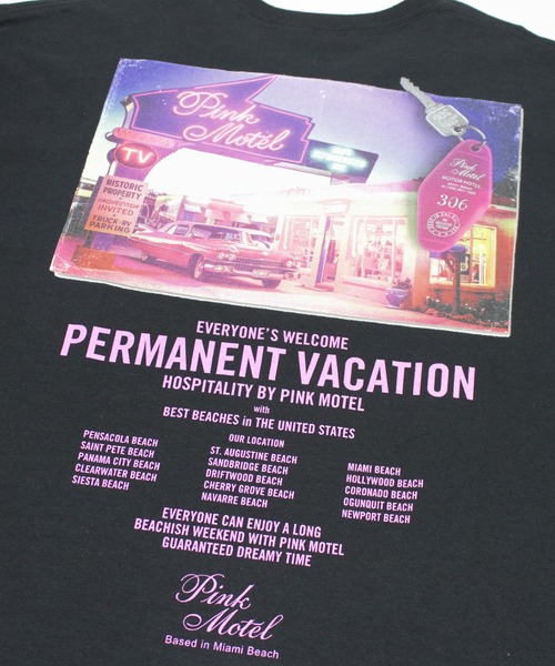 RNA(アールエヌエー)の「M2475 PINKMOTEL ナイトVER. PT. T(Tシャツ/カットソー・レディース・ブラック・X-LARGE/MEDIUM)」の16枚目の写真