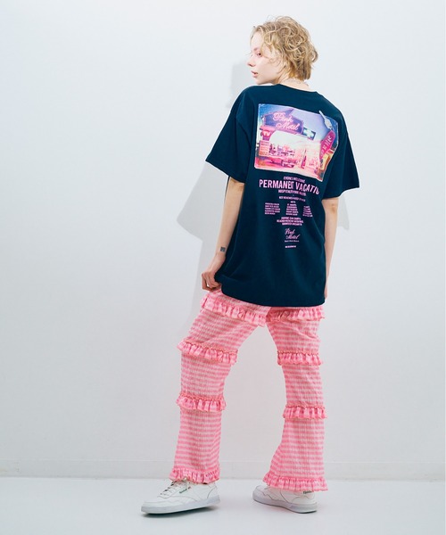 RNA(アールエヌエー)の「M2475 PINKMOTEL ナイトVER. PT. T(Tシャツ/カットソー・レディース・ブラック・X-LARGE/MEDIUM)」の10枚目の写真
