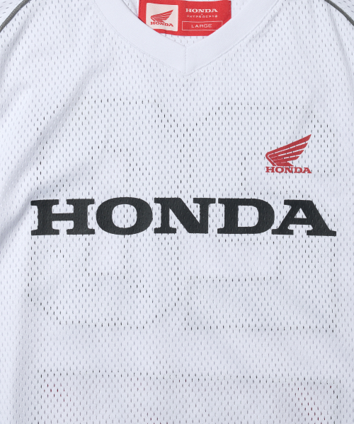 PHYPS MOTORCYCLE（フィップスモーターサイクル）の「Motorcycle Piping Mesh Short Sleeve White（Tシャツ/カットソー・レディース・その他・MEDIUM/LARGE/X-LARGE/SMALL）」の7枚目の写真