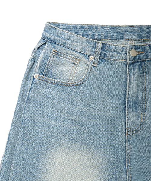 DWSE(ディーダブリューエスイー)の「サイドワンタックハーフパンツ(ライトブルー)(その他パンツ・メンズ・その他・SMALL/MEDIUM/LARGE/X-LARGE/2XL)」の2枚目の写真