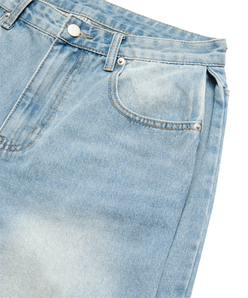 DWSE(ディーダブリューエスイー)の「サイドワンタックハーフパンツ(ライトブルー)(その他パンツ・メンズ・その他・SMALL/MEDIUM/LARGE/X-LARGE/2XL)」の3枚目の写真