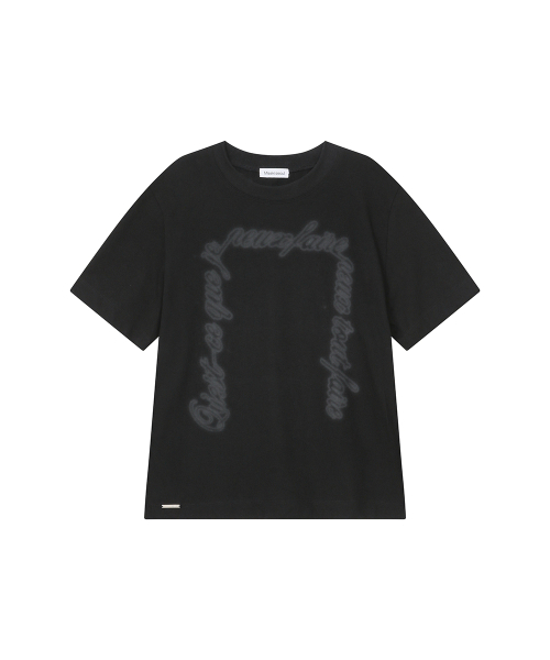 Miseki SEOUL(ミセキソウル)の「Chicano lettering short sleeve BLACK(Tシャツ/カットソー・レディース・その他・OS)」の2枚目の写真