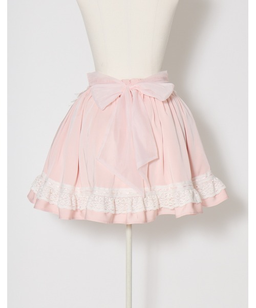 Fiorforte(フィオルフォルテ)の「panty apron skirt(スカート・レディース・ピンク/ホワイト・FREE)」の19枚目の写真