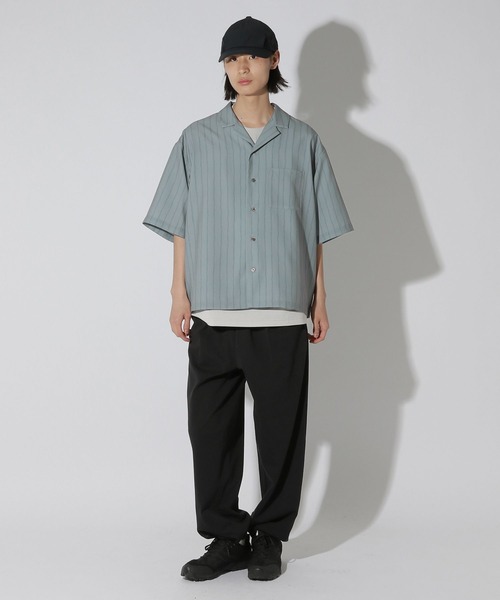 LAKOLE(ラコレ)の「ストライプハンドドローシャツ / 741556(シャツ/ブラウス・メンズ・ブラック/グレー/ブルー・MEDIUM/LARGE)」の6枚目の写真