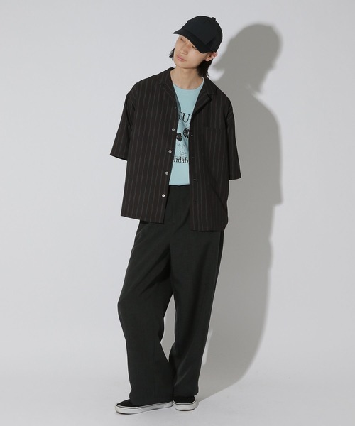 LAKOLE(ラコレ)の「ストライプハンドドローシャツ / 741556(シャツ/ブラウス・メンズ・ブラック/グレー/ブルー・MEDIUM/LARGE)」の12枚目の写真