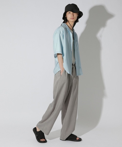 LAKOLE(ラコレ)の「ストライプハンドドローシャツ / 741556(シャツ/ブラウス・メンズ・ブラック/グレー/ブルー・MEDIUM/LARGE)」の20枚目の写真