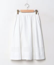 FOXEY NEW YORK フォクシー ベルフラワー フレア スカート白 ブランド古着】FOXEY NEW YORK｜フォクシーニューヨークのスカート古着