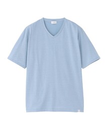 VネックTシャツ 36Gノードシールドハニカム