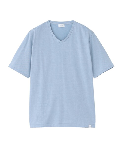 MACKINTOSH PHILOSOPHY(マッキントッシュ フィロソフィー)の「VネックTシャツ 36Gノードシールドハニカム(Tシャツ/カットソー・メンズ・ベージュ系その他2/ネイビー/ライトブルー/ホワイト・38/40)」の3枚目の写真