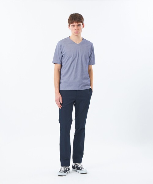 MACKINTOSH PHILOSOPHY(マッキントッシュ フィロソフィー)の「VネックTシャツ 36Gノードシールドハニカム(Tシャツ/カットソー・メンズ・ベージュ系その他2/ネイビー/ライトブルー/ホワイト・38/40)」の6枚目の写真
