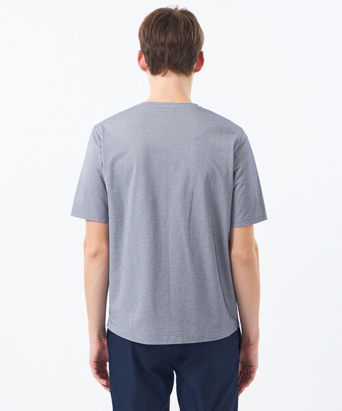 MACKINTOSH PHILOSOPHY(マッキントッシュ フィロソフィー)の「VネックTシャツ 36Gノードシールドハニカム(Tシャツ/カットソー・メンズ・ベージュ系その他2/ネイビー/ライトブルー/ホワイト・38/40)」の9枚目の写真