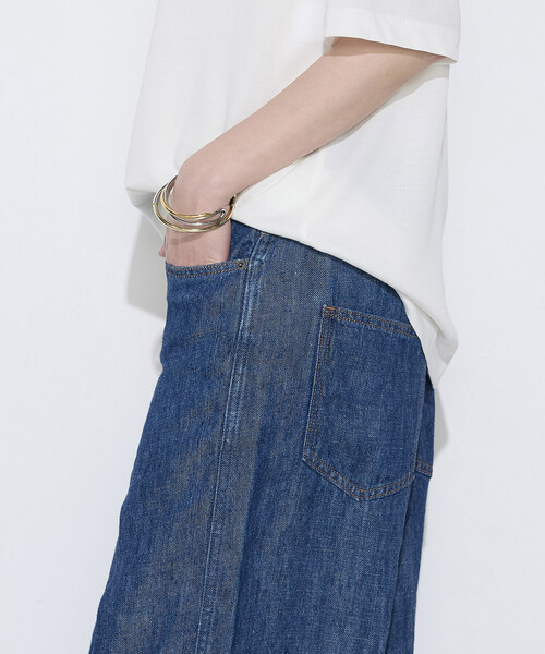 COMME CA Wardrobe(コムサワードローブ)の「リネンデニム パンツ(その他パンツ・レディース・インディゴブルー・9号/11号/7号)」の9枚目の写真