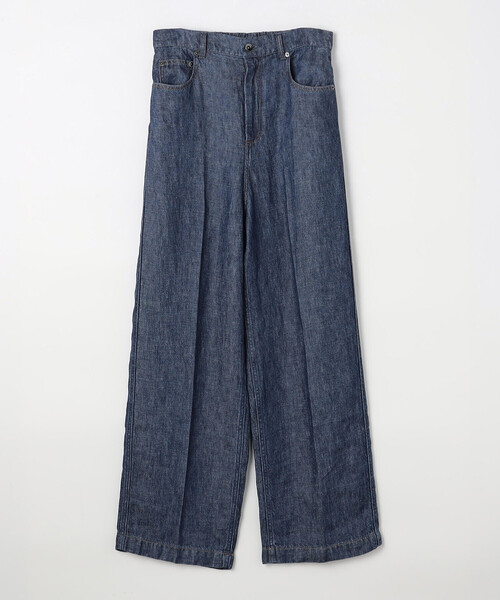 COMME CA Wardrobe(コムサワードローブ)の「リネンデニム パンツ(その他パンツ・レディース・インディゴブルー・9号/11号/7号)」の10枚目の写真