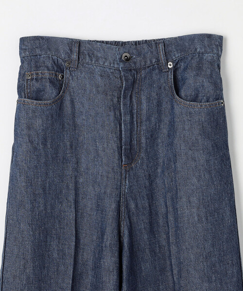 COMME CA Wardrobe(コムサワードローブ)の「リネンデニム パンツ(その他パンツ・レディース・インディゴブルー・9号/11号/7号)」の12枚目の写真