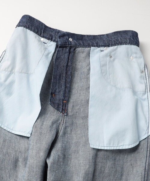COMME CA Wardrobe(コムサワードローブ)の「リネンデニム パンツ(その他パンツ・レディース・インディゴブルー・9号/11号/7号)」の18枚目の写真
