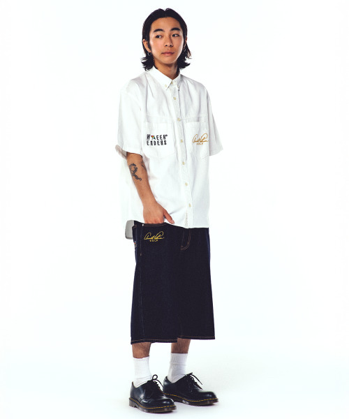 WKNDRS(ウィーキャンドース)の「AP OG DENIM SHORTS (D.BLUE)(その他パンツ・レディース・その他・X-LARGE/LARGE/MEDIUM)」の4枚目の写真