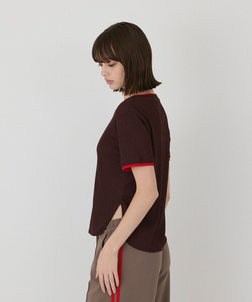 Diagram(ダイアグラム)の「シアーテレコカットトップ(Tシャツ/カットソー・レディース・ホワイト/ブラック/ブラウン・36)」の16枚目の写真