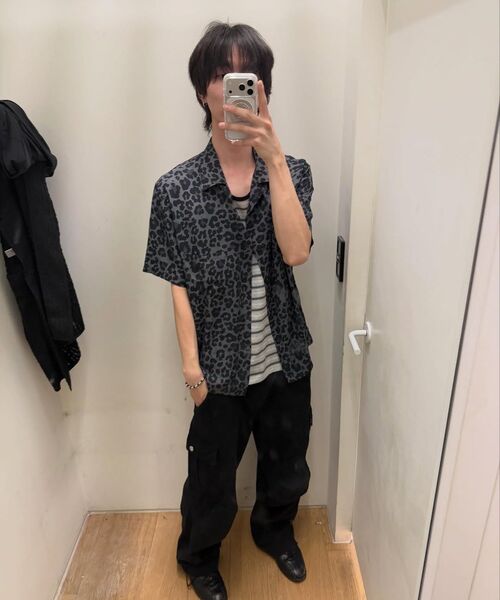 ROLLINGSTUDIOS(ローリングスタジオ)の「HAWAIIAN SHIRT LEOPARD GREY(シャツ/ブラウス・メンズ・その他・LARGE/X-LARGE/MEDIUM)」の4枚目の写真
