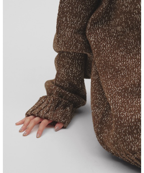 TODAYFUL(トゥデイフル)の「Boyfriend Knit Cardigan(カーディガン/ボレロ・レディース・ブラック/ブラウン・FREE)」の9枚目の写真