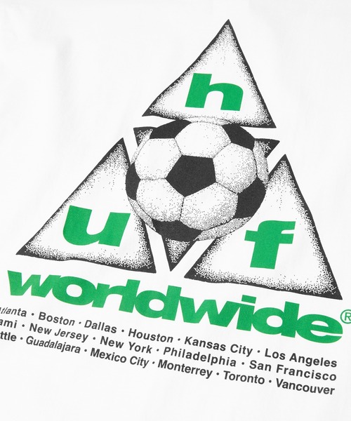 HUF(ハフ)の「STRIKER TT TEE(Tシャツ/カットソー・メンズ・ホワイト・XL/L/M/S/XXL)」の3枚目の写真