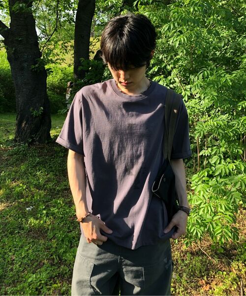 MISEKISEOUL MEN(ミセキソウルメンズ)の「La vent short sleeve CHARCOAL(Tシャツ/カットソー・メンズ・その他・1/2/3)」の5枚目の写真