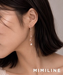 MIMILINE（ミミライン）の「パールロングチェーンピアス（ピアス（両耳用））」