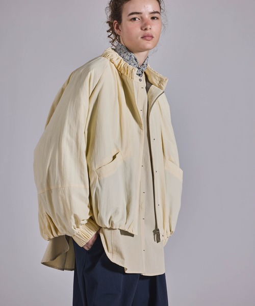 Kelen(ケレン)の「「KELEN / ケレン」ナイロンギャザー中綿入りブルゾン(その他アウター・レディース・ネイビー/オフホワイト/ブラック・S/M)」の7枚目の写真