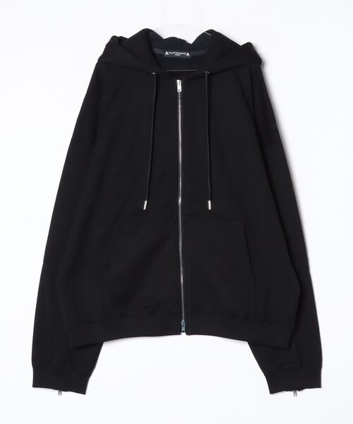mastermind JAPAN(マスターマインド)の「BOXY CHAINED ZIP UP HOODIE(パーカー・メンズ・ブラック・XL)」の1枚目の写真