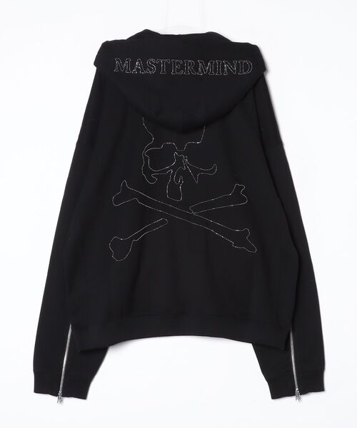 mastermind JAPAN(マスターマインド)の「BOXY CHAINED ZIP UP HOODIE(パーカー・メンズ・ブラック・XL)」の2枚目の写真