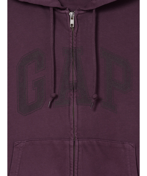 GAP(ギャップ)の「VintageSoft Oversized Gap Logo Zip Hoodie(スウェット・メンズ・ブラック/ブラウン/ネイビー/ワイン・M/L/S/XS/XL)」の15枚目の写真