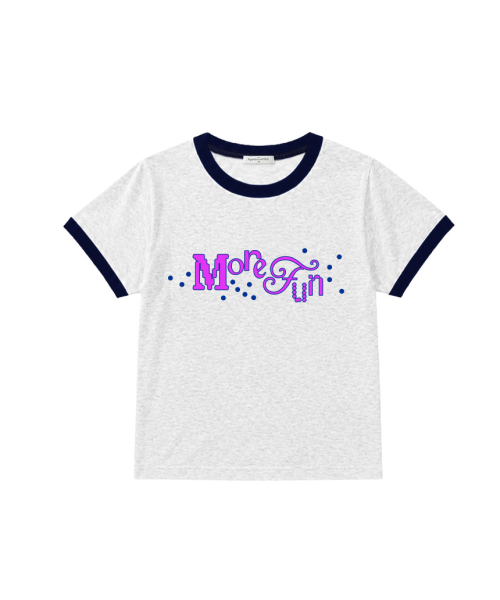 THEMORFHOUSE（ザモーフハウス）の「MORE FUN リンガー半袖Tシャツ バターイエロー（Tシャツ/カットソー・レディース・その他・MEDIUM）」の5枚目の写真