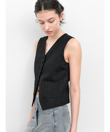 LEA LINEN SINGLE VEST (VT-0281)