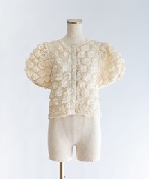 EN NEUME（エンノイム）の「Puff Smocked Short Blouse（シャツ/ブラウス）」