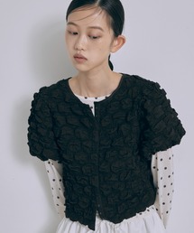 EN NEUME（エンノイム）の「Puff Smocked Short Blouse（シャツ/ブラウス）」