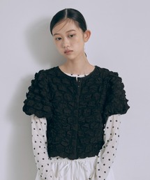 EN NEUME（エンノイム）の「Puff Smocked Short Blouse（シャツ/ブラウス）」