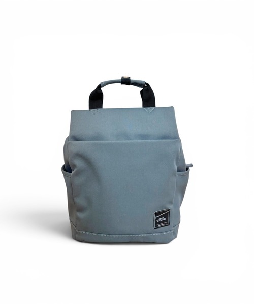 CHELSEA New York(チェルシーニューヨーク)の「はっ水ツイルポリあおりポケットリュック_13L(バックパック/リュック・レディース・グレー/ブラック/オフホワイト・FREE)」の3枚目の写真
