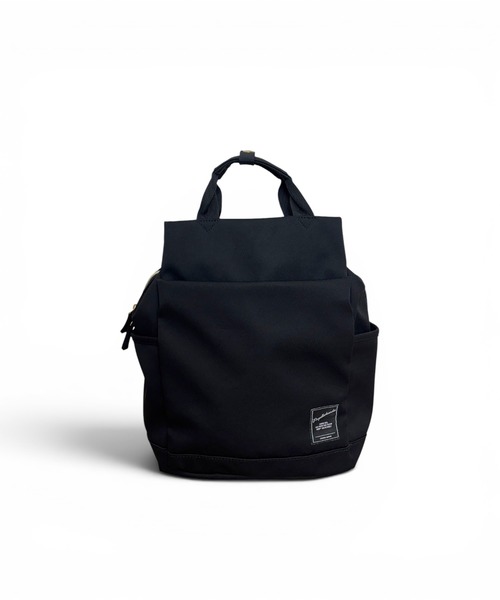 CHELSEA New York(チェルシーニューヨーク)の「はっ水ツイルポリあおりポケットリュック_13L(バックパック/リュック・レディース・グレー/ブラック/オフホワイト・FREE)」の2枚目の写真
