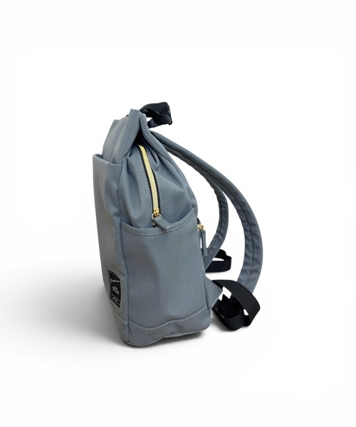 CHELSEA New York(チェルシーニューヨーク)の「はっ水ツイルポリあおりポケットリュック_13L(バックパック/リュック・レディース・グレー/ブラック/オフホワイト・FREE)」の16枚目の写真