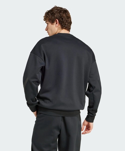 adidas(アディダス)の「Z.N.E. スウェットシャツ / トレーナー / アディダス adidas(スウェット・メンズ・ブラック・MEDIUM/SMALL/X-LARGE/X-SMALL/3XL/LARGE/XX-LARGE)」の2枚目の写真