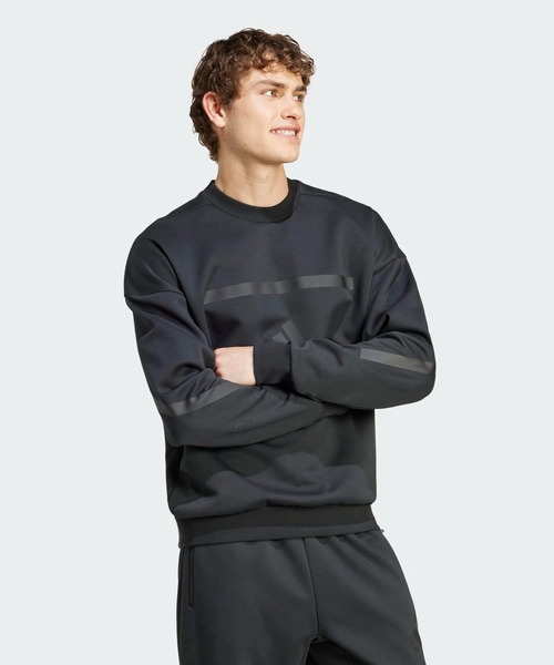 adidas(アディダス)の「Z.N.E. スウェットシャツ / トレーナー / アディダス adidas(スウェット・メンズ・ブラック・MEDIUM/SMALL/X-LARGE/X-SMALL/3XL/LARGE/XX-LARGE)」の5枚目の写真