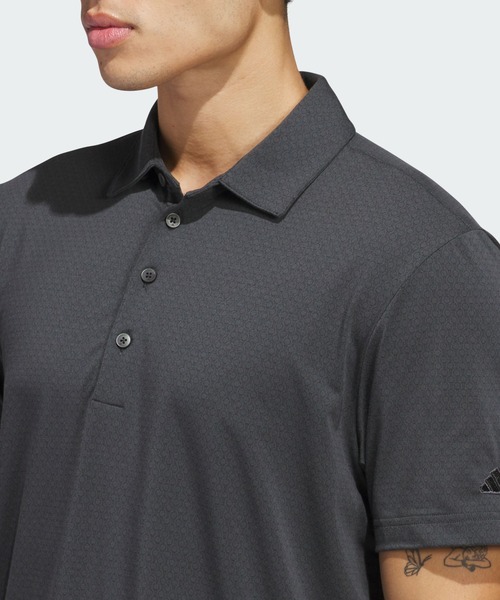 adidas(アディダス)の「アルティメット365+ GO-TO プリント ポロシャツ【adidas Golf/アディダスゴルフ】(ポロシャツ・メンズ・グレー・SMALL/MEDIUM/LARGE/X-LARGE/XX-LARGE/3XL)」の4枚目の写真