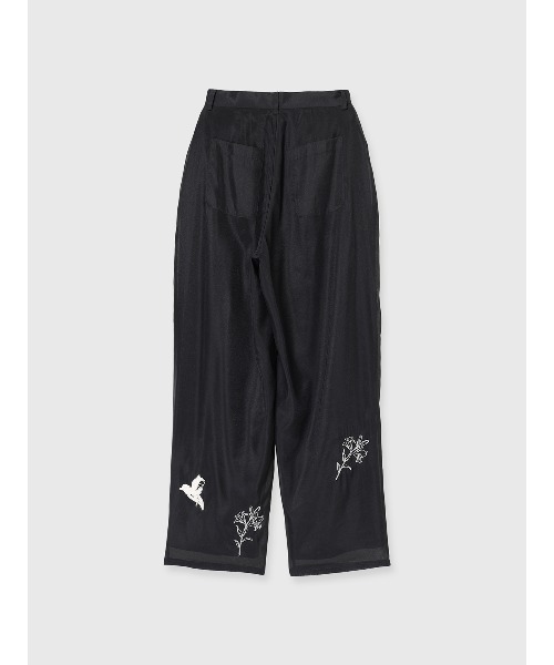 CREDONA(クレドナ)の「FRAGMENT VEIL PANTS/フラグメントベールパンツ(その他パンツ・レディース・アイボリー/ブラック・1/0)」の14枚目の写真