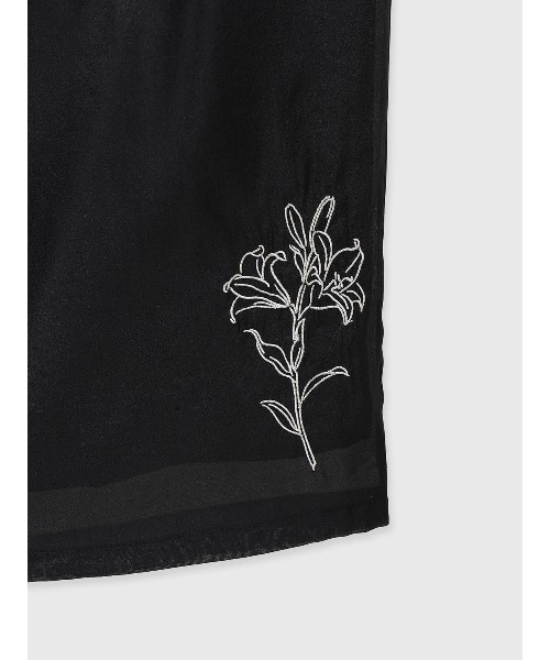 CREDONA(クレドナ)の「FRAGMENT VEIL PANTS/フラグメントベールパンツ(その他パンツ・レディース・アイボリー/ブラック・1/0)」の16枚目の写真