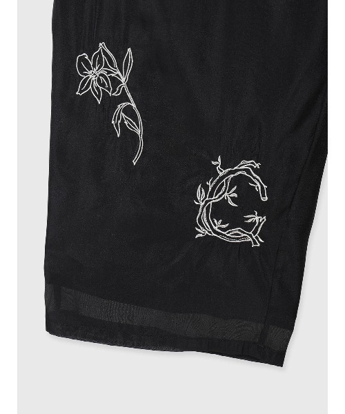 CREDONA(クレドナ)の「FRAGMENT VEIL PANTS/フラグメントベールパンツ(その他パンツ・レディース・アイボリー/ブラック・1/0)」の17枚目の写真