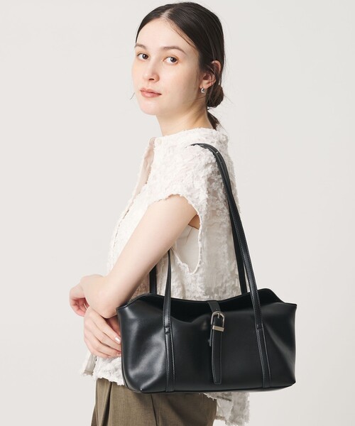 BEAUTY&YOUTH UNITED ARROWS(ビューティーアンドユースユナイテッドアローズ)の「ベルト フラップ トートバッグ(トートバッグ・レディース・ブラック/オリーブ・FREE)」の12枚目の写真