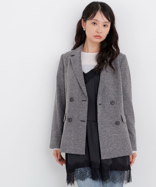 N.(N. Natural Beauty Basic)(エヌエヌナチュラルビューティーベーシック)の「ネップツイードジャケット(テーラードジャケット・レディース・ブラウン系その他/ブラック系その他2・フリ-)」の10枚目の写真