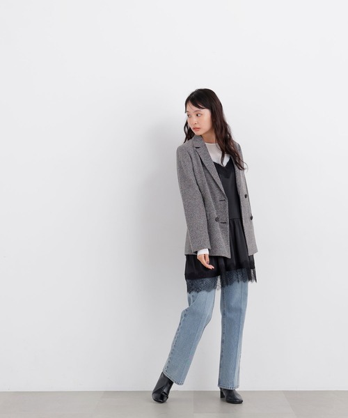N.(N. Natural Beauty Basic)(エヌエヌナチュラルビューティーベーシック)の「ネップツイードジャケット(テーラードジャケット・レディース・ブラウン系その他/ブラック系その他2・フリ-)」の11枚目の写真