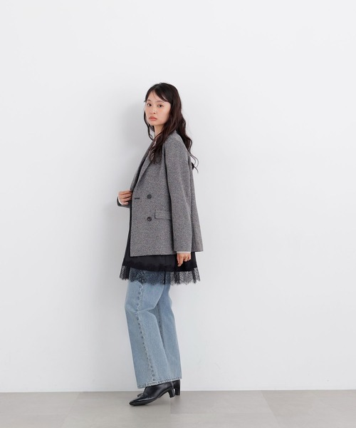 N.(N. Natural Beauty Basic)(エヌエヌナチュラルビューティーベーシック)の「ネップツイードジャケット(テーラードジャケット・レディース・ブラウン系その他/ブラック系その他2・フリ-)」の13枚目の写真